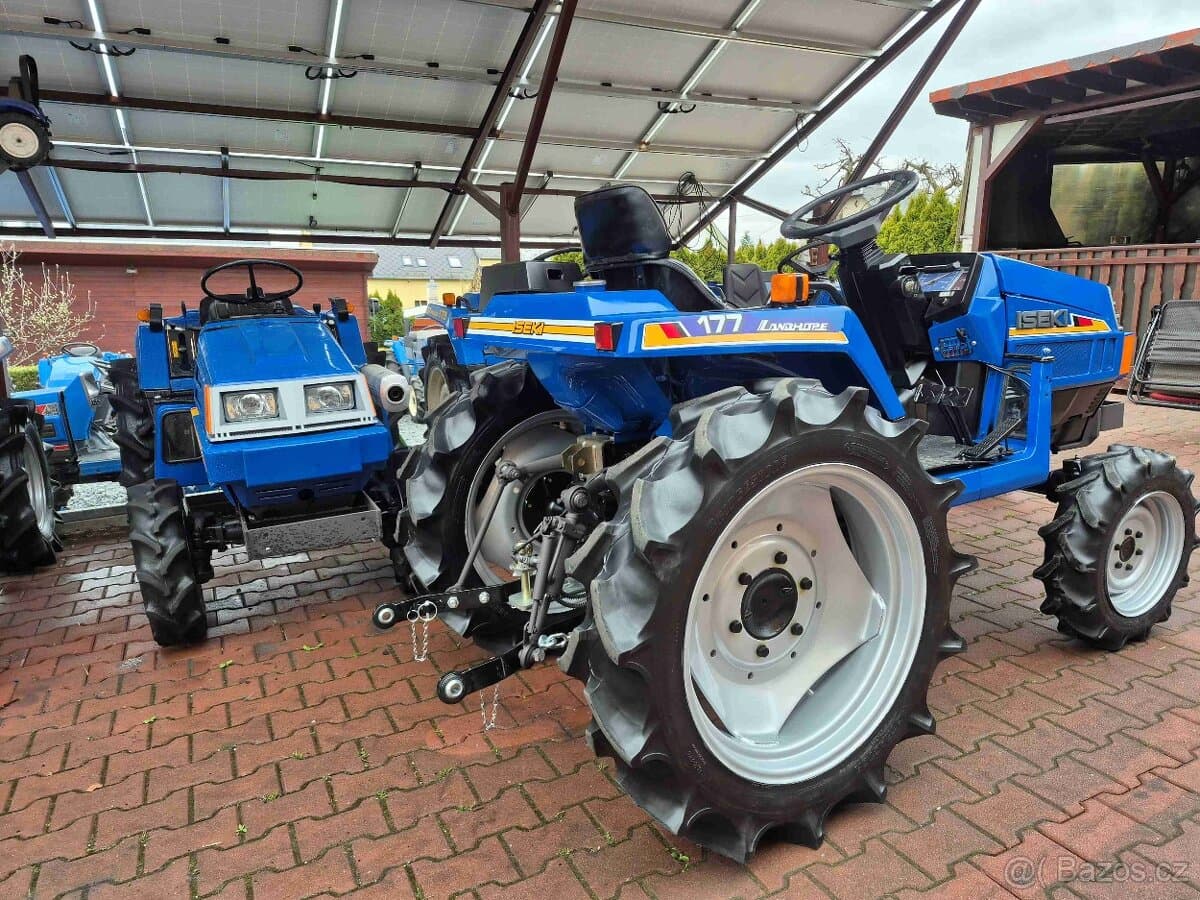 Traktor Iseki TU177 F, 4x4, s posilovačem a velkými koly