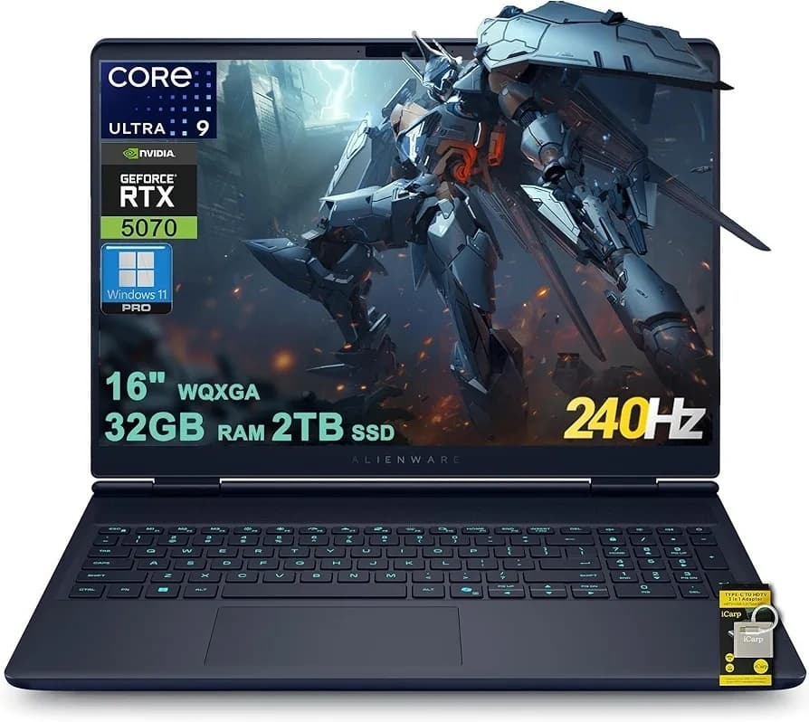 ALIENWARE 16X AURORA_U9-275HX_32GB_1TB_RTX 5070 8GB