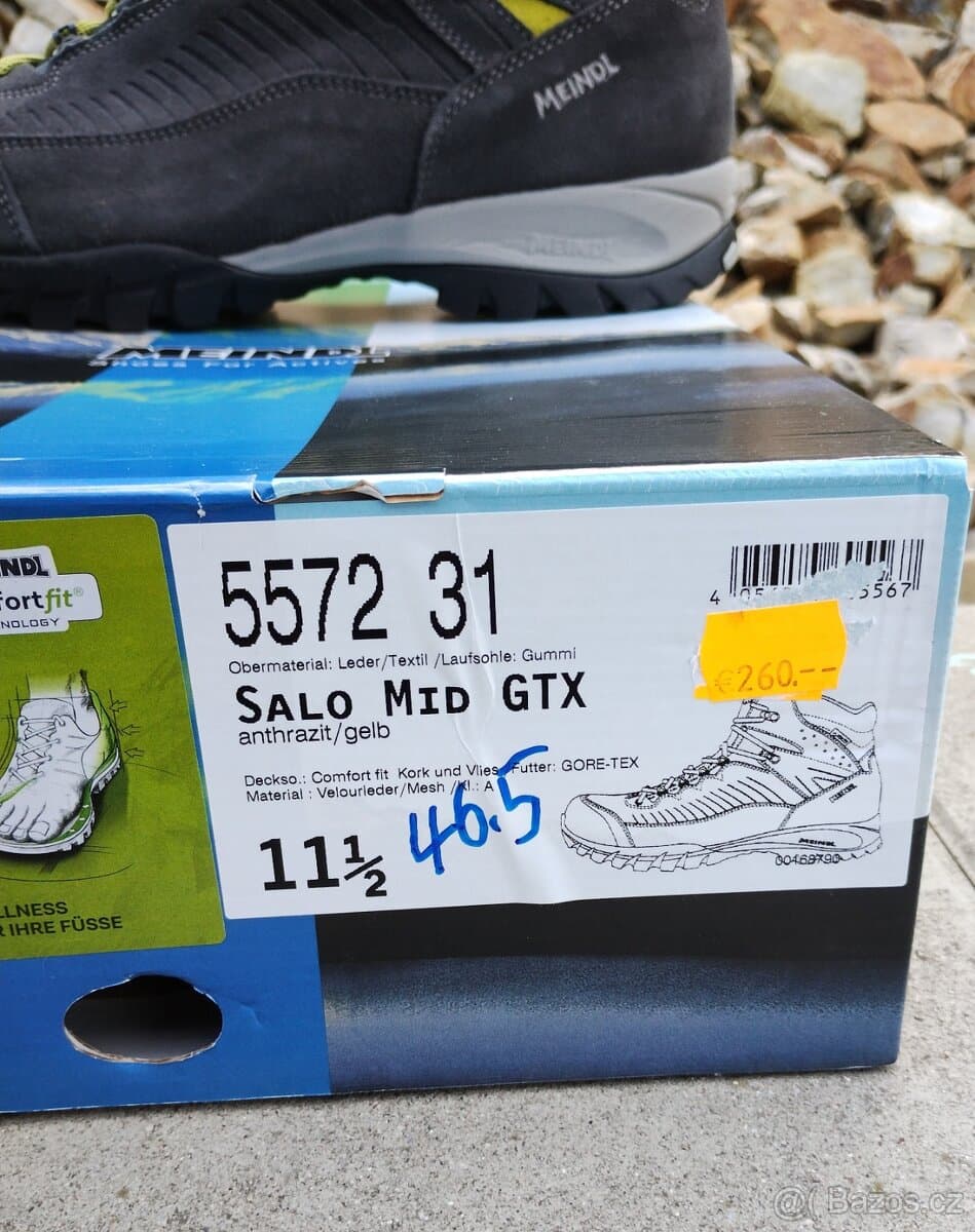 SALO Mid GTX vel.UK11,5/46,5 - levně