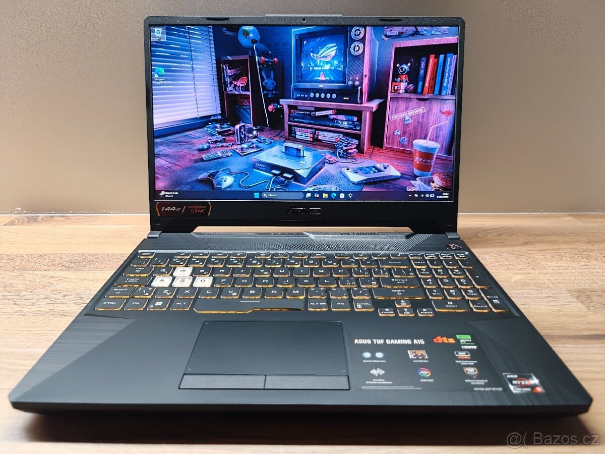 144HZ_ASUS TUF GAMING A15_R5-7535HS_16GB_512GB_RTX 2050 4GB