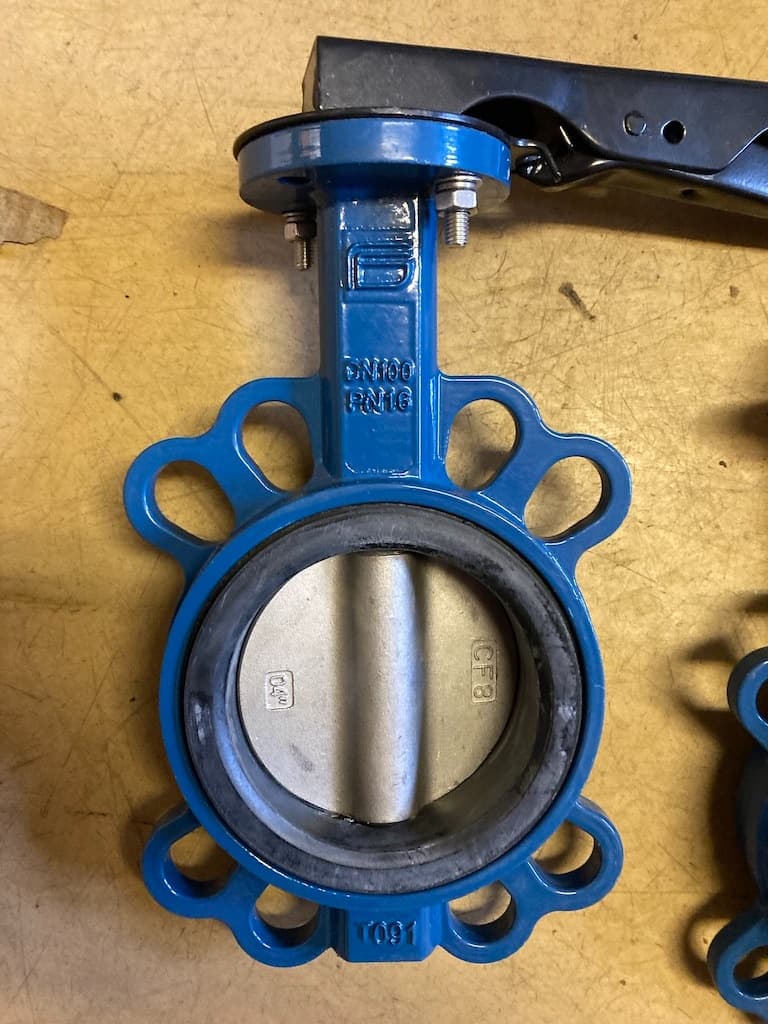 Klapka EFFEBI - kov DN 80 a 100