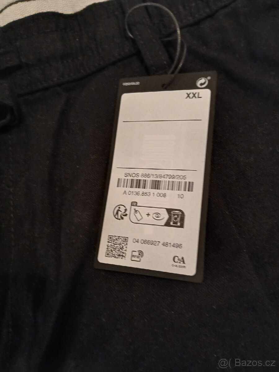 Nove pánské lněné kraťasy XXL