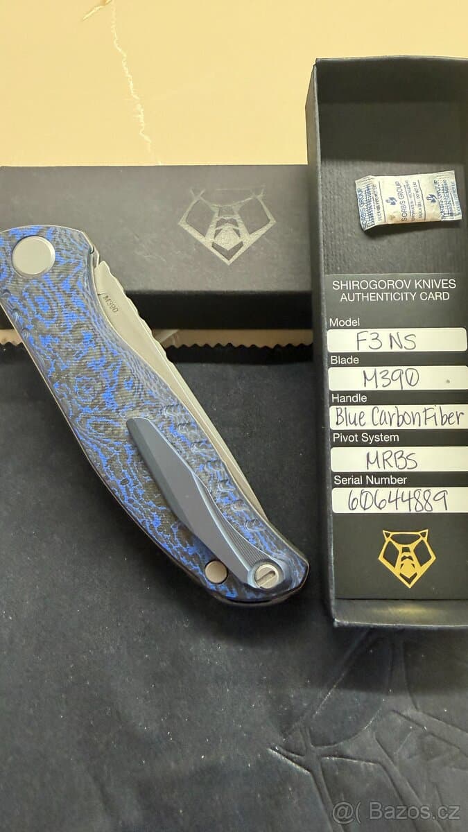 Shirogorov F3 NS M390 Purple Carbon Fiber