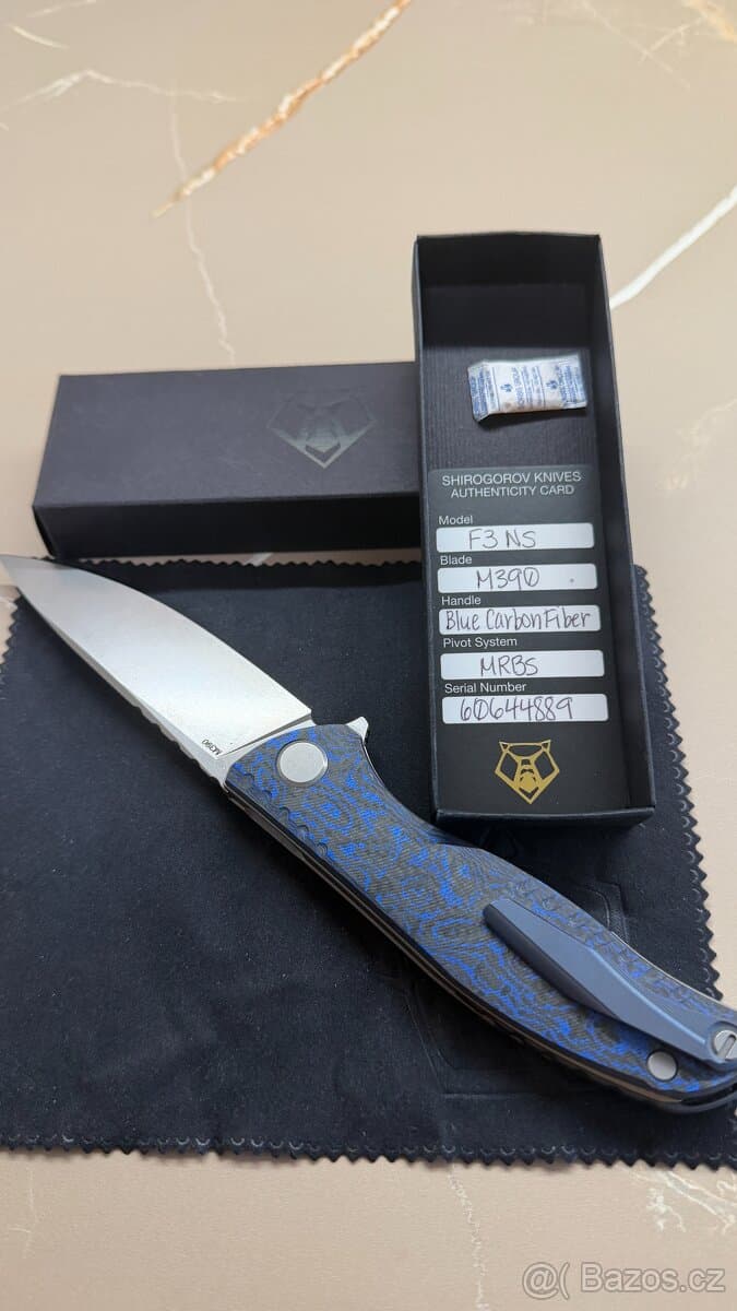 Shirogorov F3 NS M390 Purple Carbon Fiber