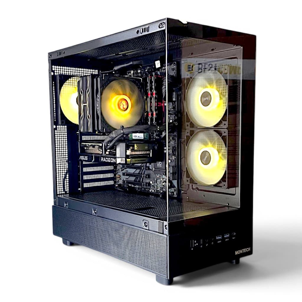Herní PC RX 9060 XT 16GB + i5-12600KF + 32GB DDR4 + ZÁRUKA