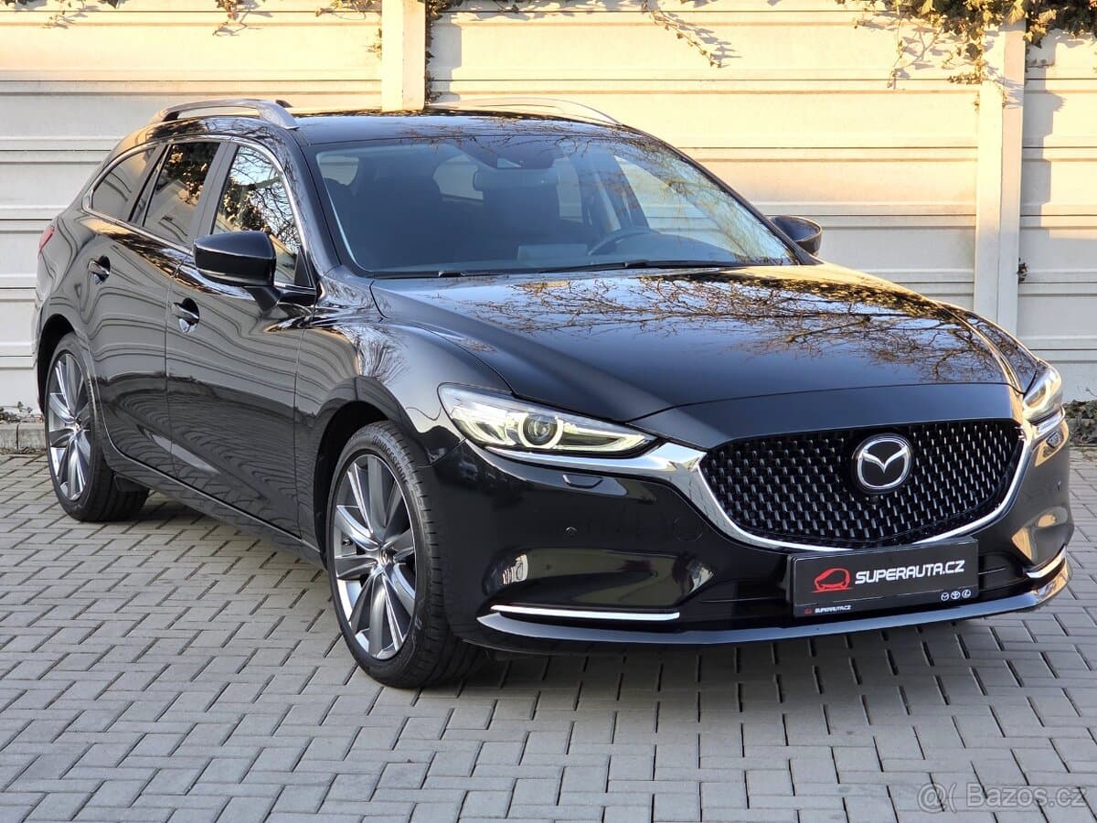 Mazda 6 2,5 Skyactiv-G A/T / 26tkm / 1. majitel / černá meta