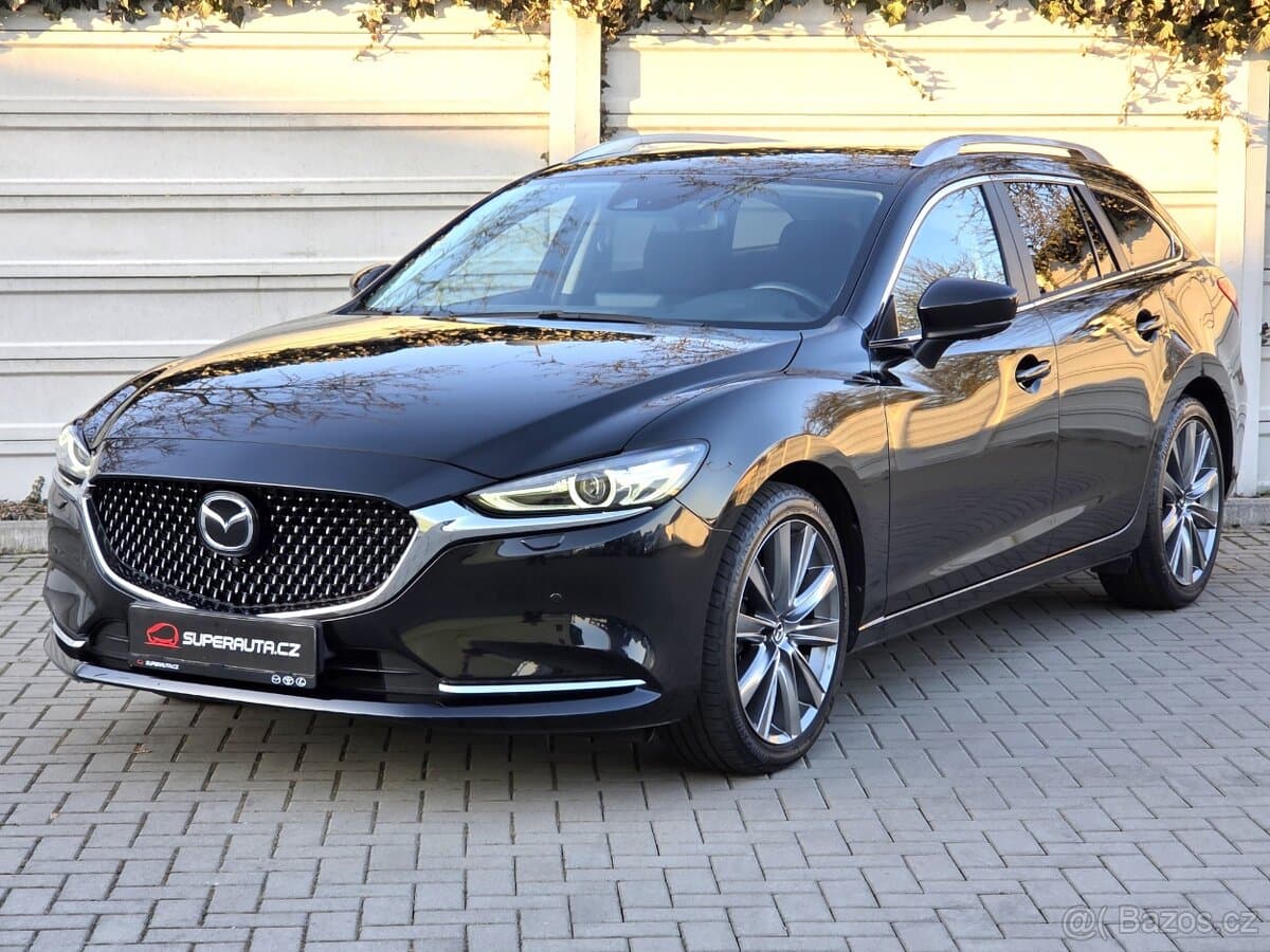 Mazda 6 2,5 Skyactiv-G A/T / 26tkm / 1. majitel / černá meta