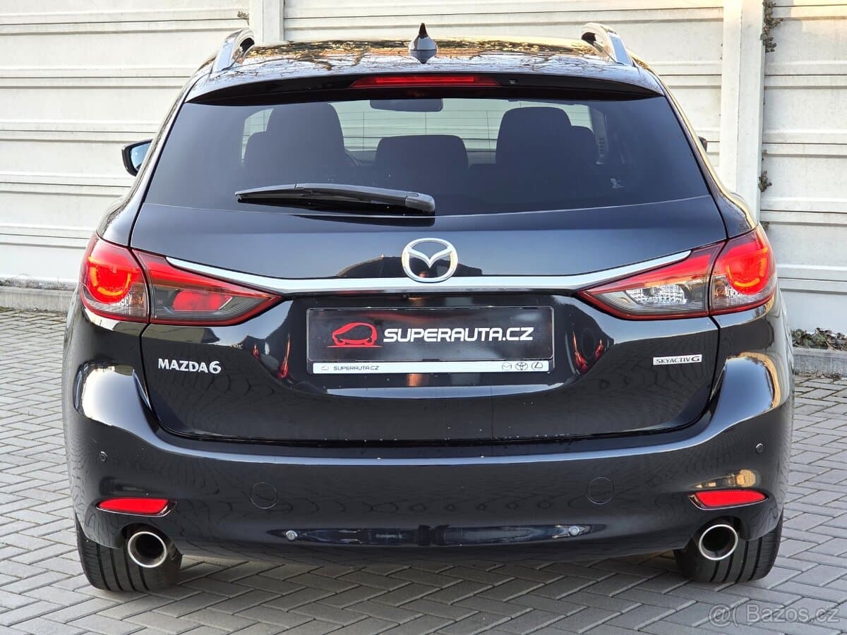 Mazda 6 2,5 Skyactiv-G A/T / 26tkm / 1. majitel / černá meta