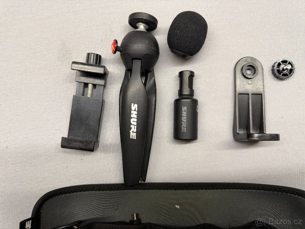 Predam malo pouzivany mikrofon Shure MV 88+stereo