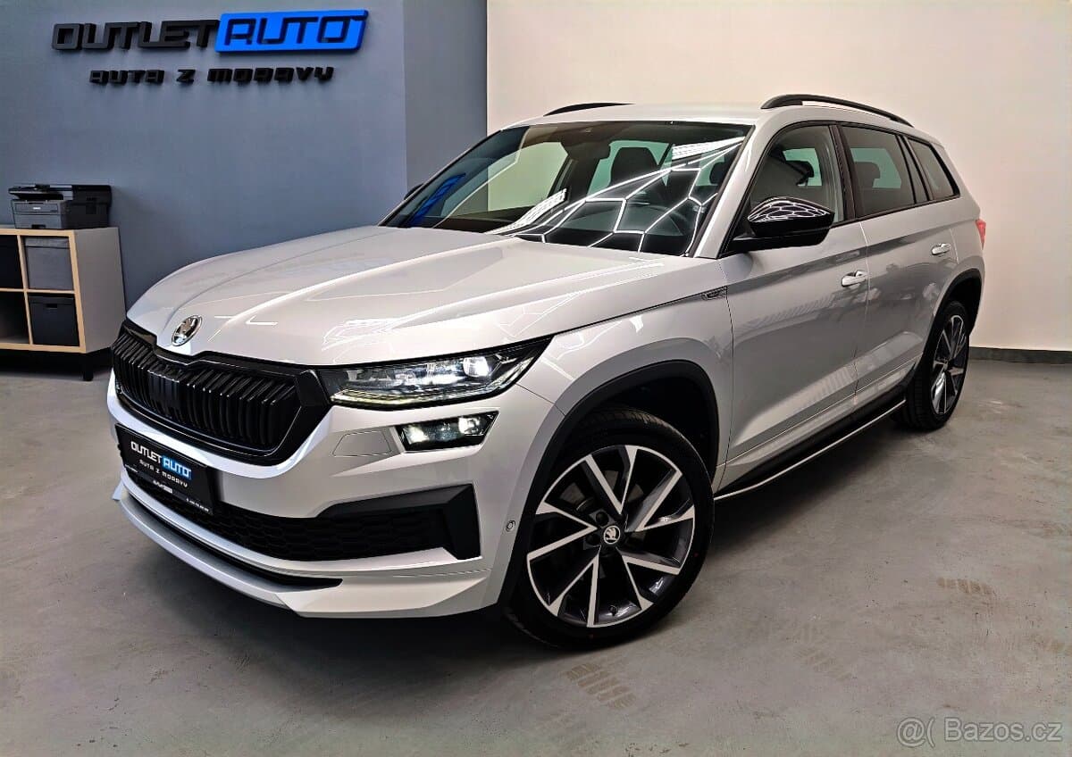 ŠKODA KODIAQ 4X4 SPORTLINE 2.0 TDI, DSG, 2023, WEBASTO, DPH