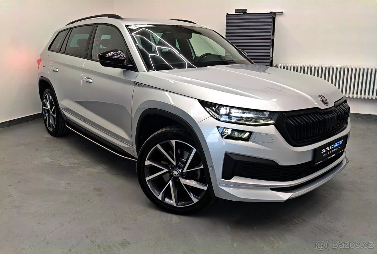 ŠKODA KODIAQ 4X4 SPORTLINE 2.0 TDI, DSG, 2023, WEBASTO, DPH