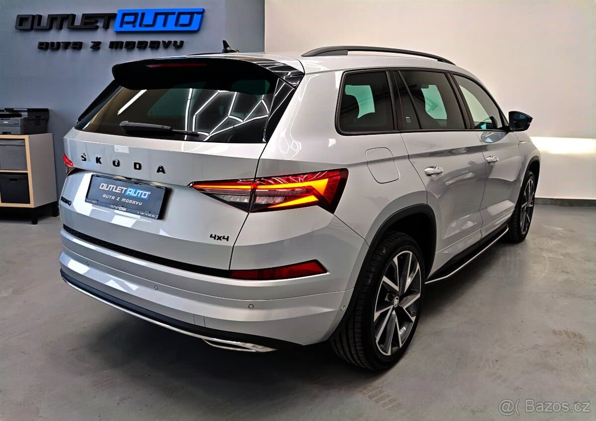 ŠKODA KODIAQ 4X4 SPORTLINE 2.0 TDI, DSG, 2023, WEBASTO, DPH