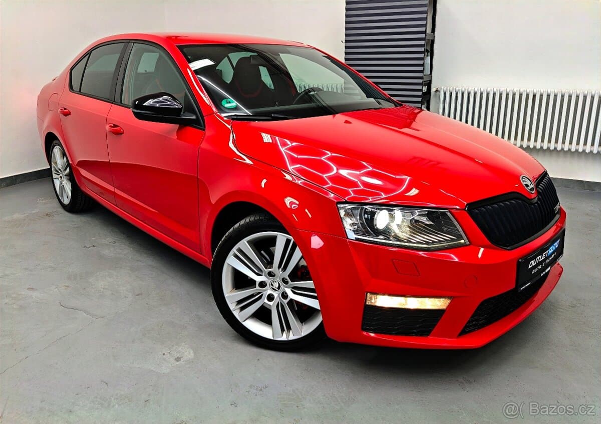 ŠKODA OCTAVIA III RS 2.0 TDI 135KW,DSG,2016,SEDAN,1.MAJ, TOP