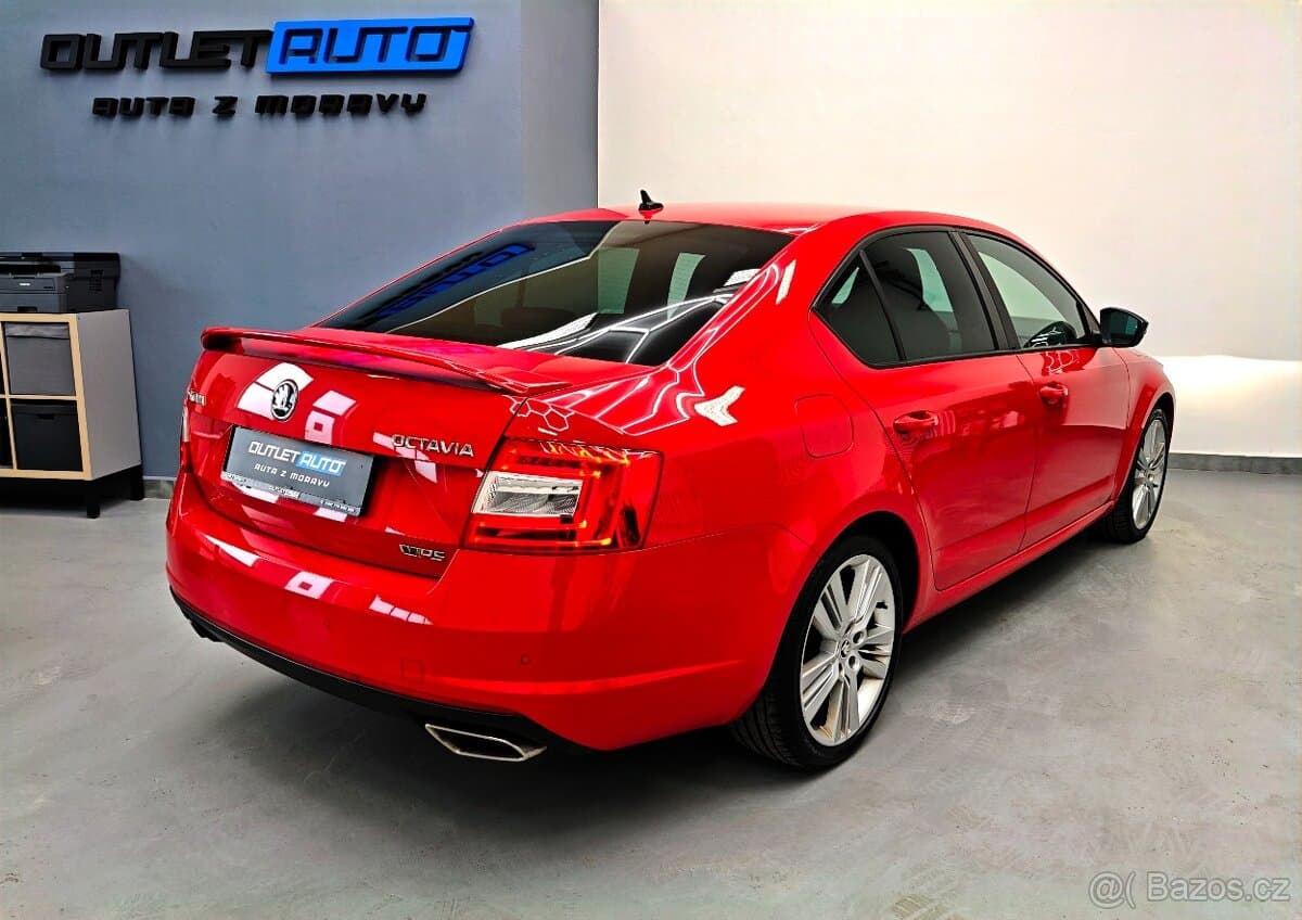 ŠKODA OCTAVIA III RS 2.0 TDI 135KW,DSG,2016,SEDAN,1.MAJ, TOP