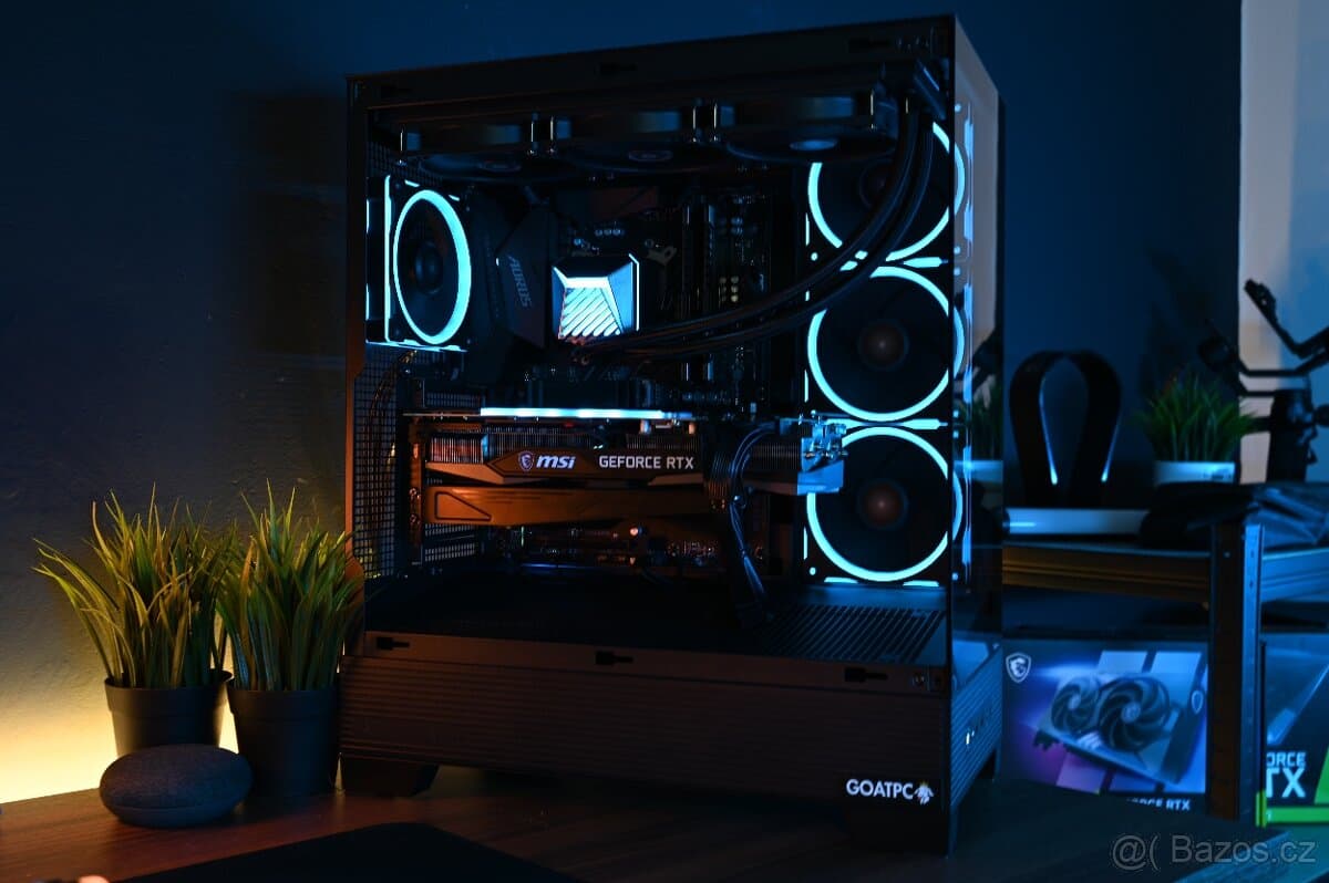 Herní PC - RTX 3080 / Ryzen 7 5700X3D/ 32GB / 1TB - záruka