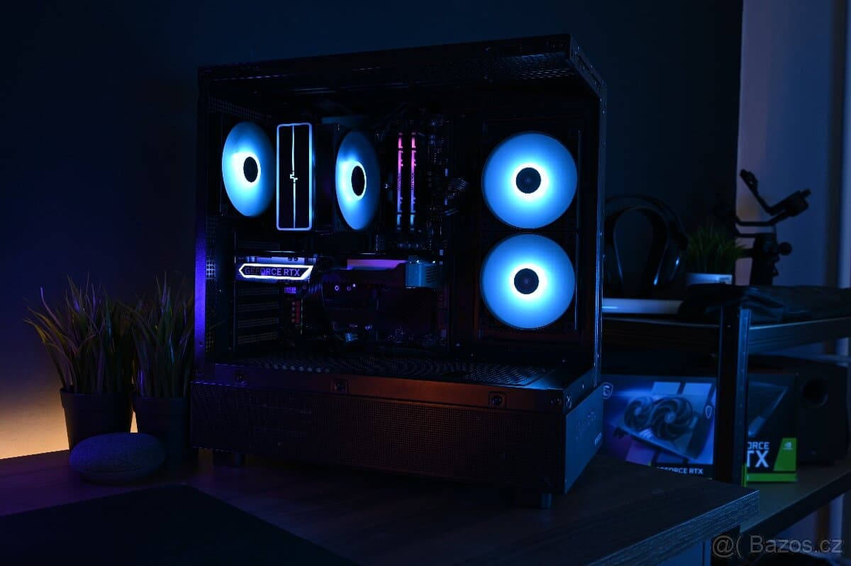 Herní PC - RTX 4060 / Ryzen 5 5600X / 1TB / 16GB - záruka