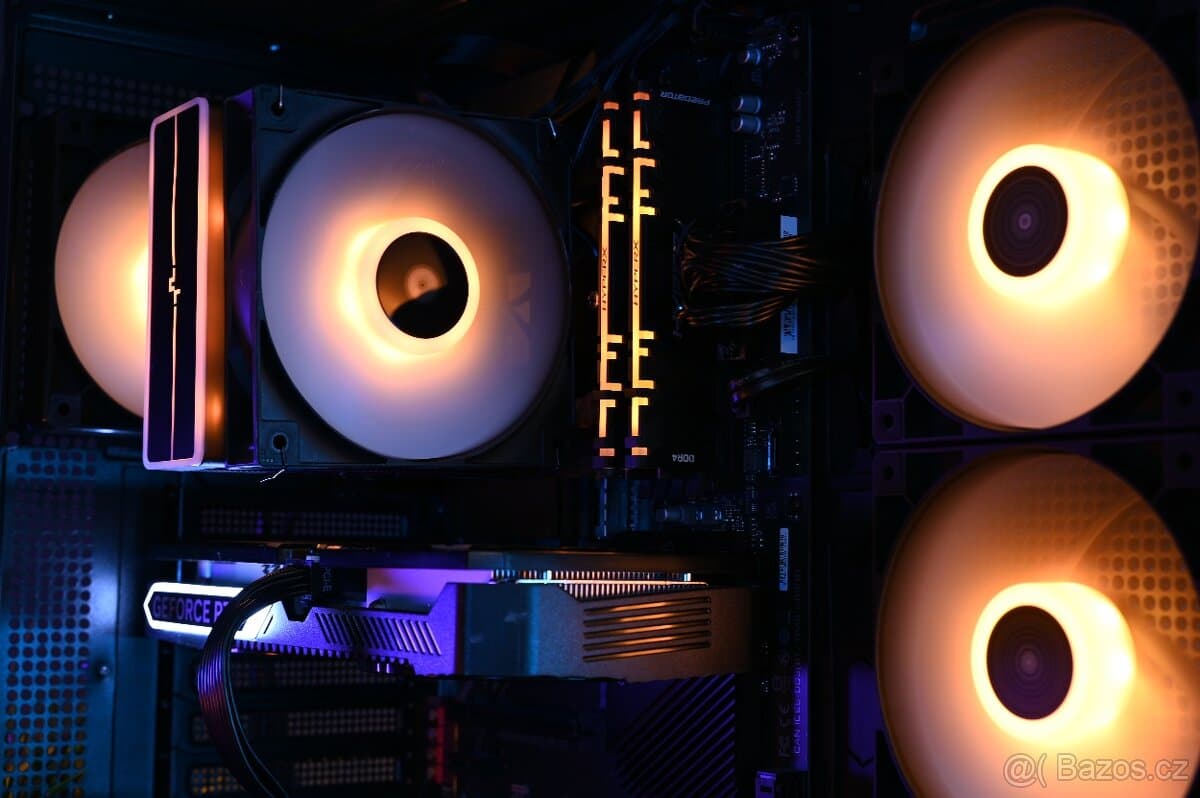 Herní PC - RTX 4060 / Ryzen 5 5600X / 1TB / 16GB - záruka