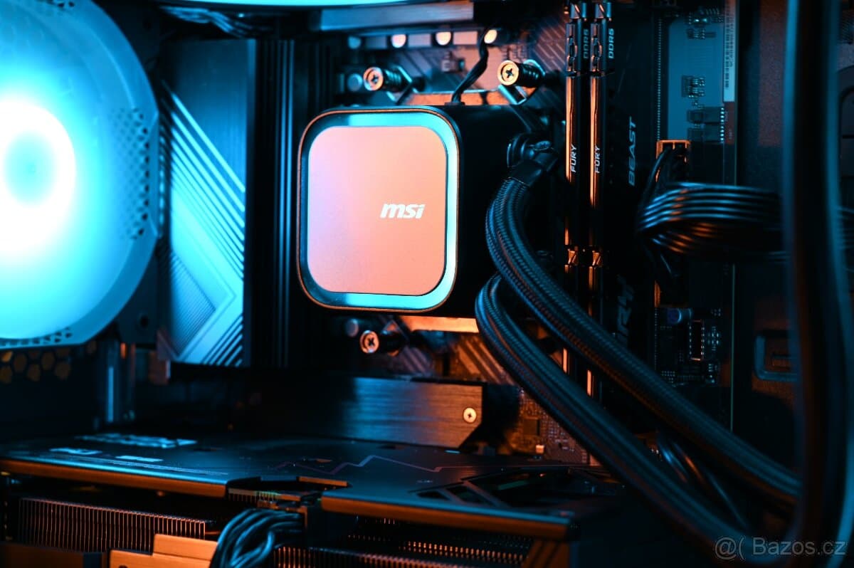 Herní PC - RX 9060 XT 16GB/ Ryzen 5 7600/ 1TB /32GB - záruka