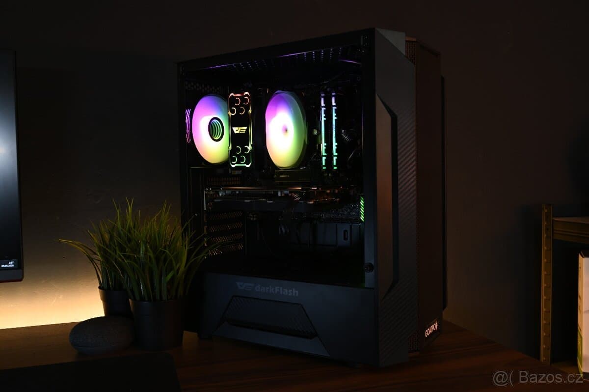 Herní PC - RX 6600 XT / Ryzen 5 4600G / 16GB / 1TB - záruka