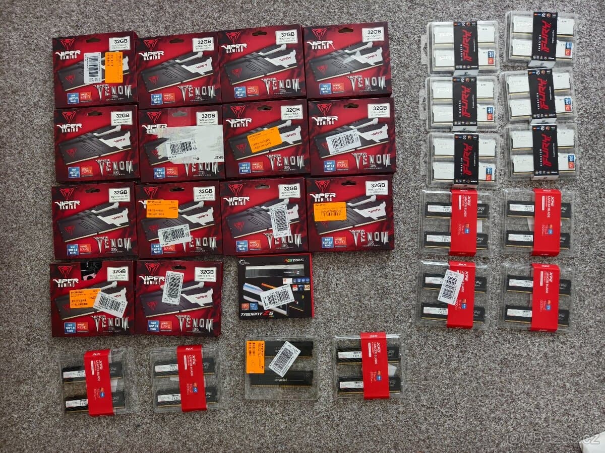 32gb kity ram DDR5 6000MHz - Kingston, Adata,Patriot,G.skill