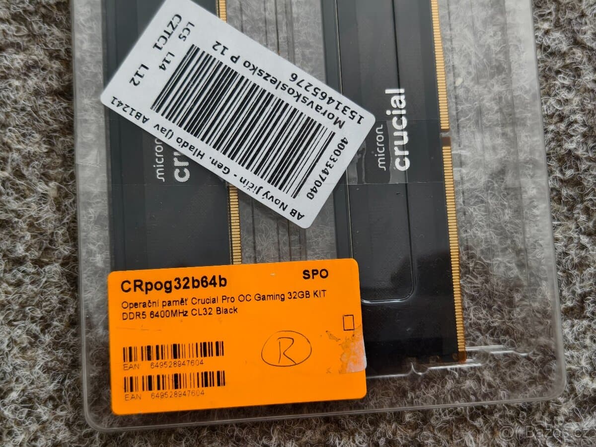 32gb kity ram DDR5 6000MHz - Kingston, Adata,Patriot,G.skill