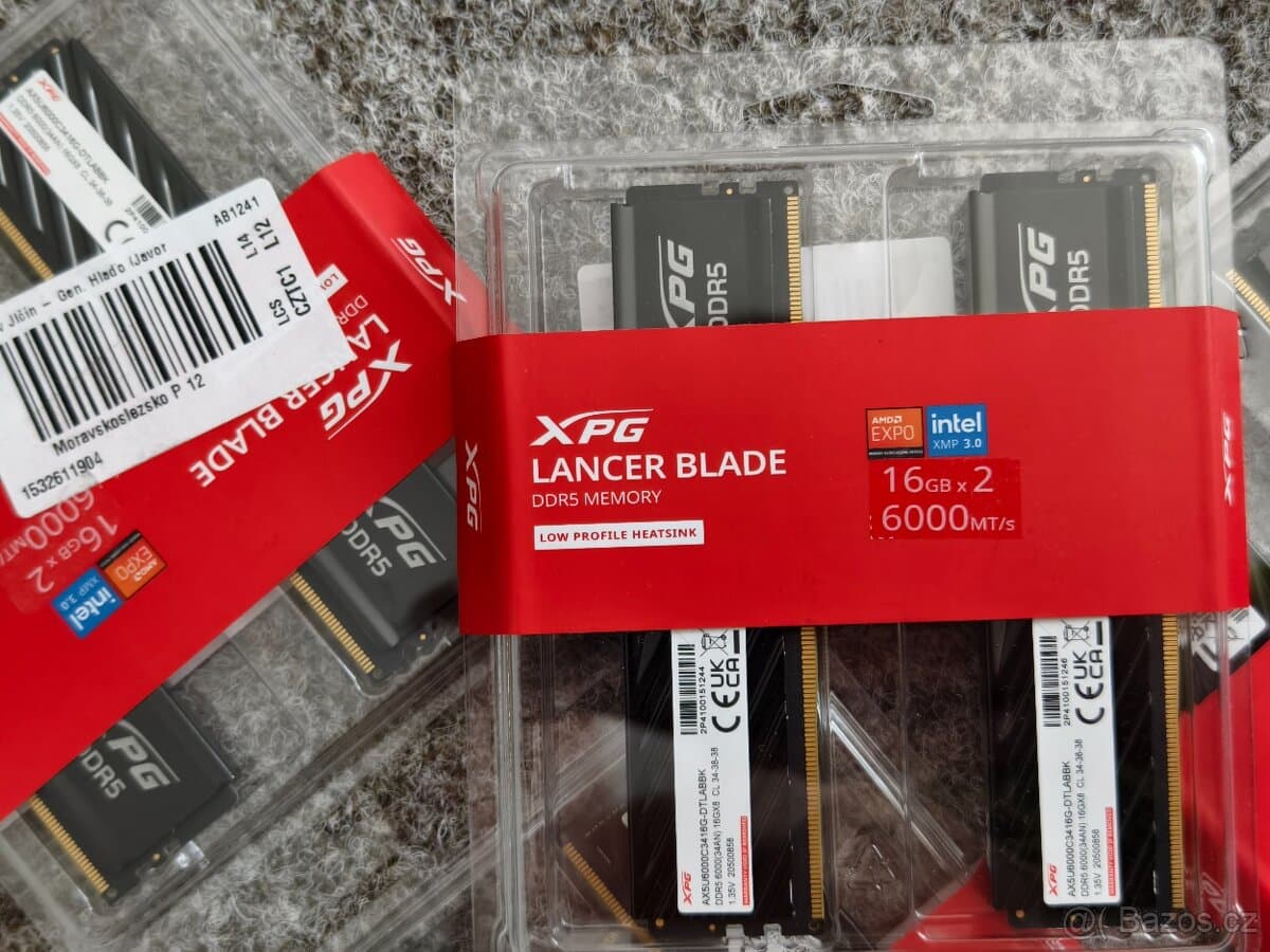 32gb kity ram DDR5 6000MHz - Kingston, Adata,Patriot,G.skill