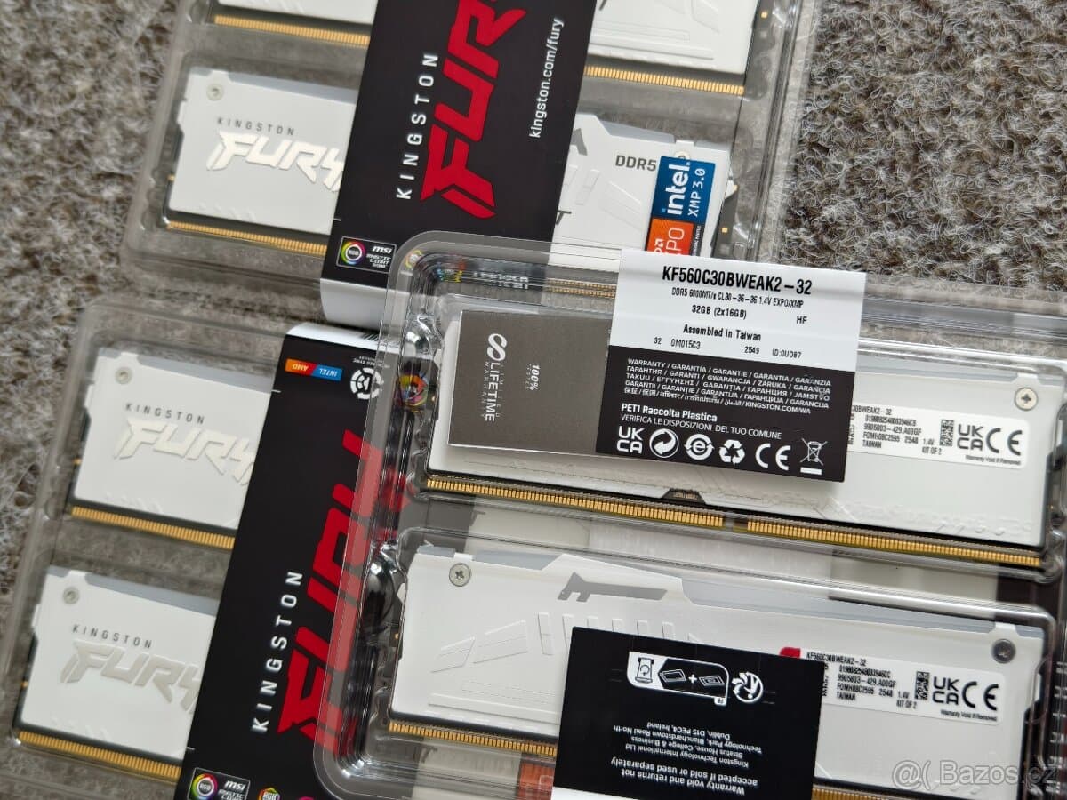 32gb kity ram DDR5 6000MHz - Kingston, Adata,Patriot,G.skill