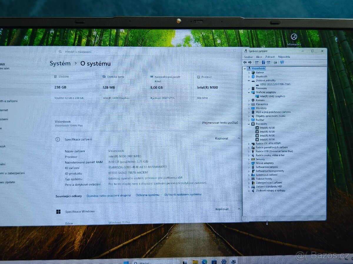 zánovní notebook UMAX VisionBook 15WN Plus