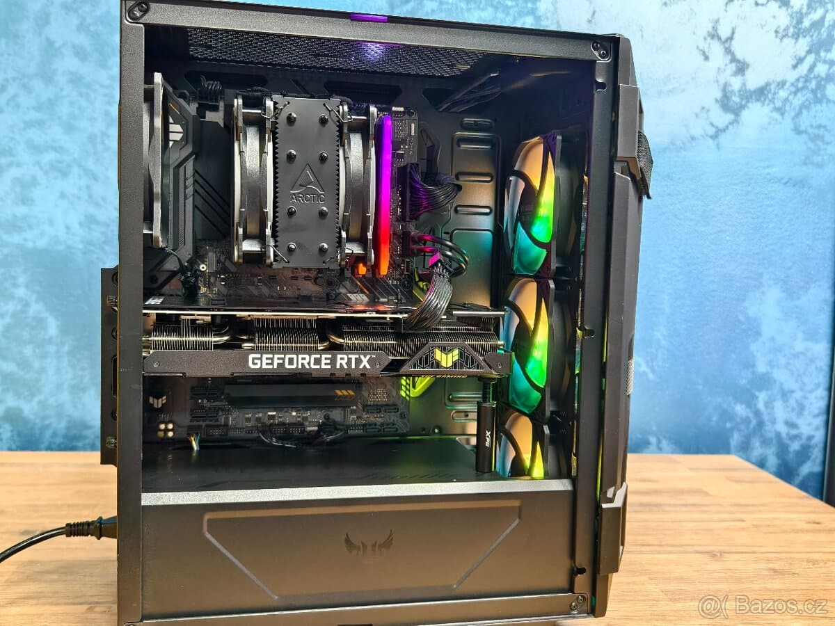 Herní 8 jádro i7 10700F, 32GB, 2TB SSD, RTX3060Ti 8GB