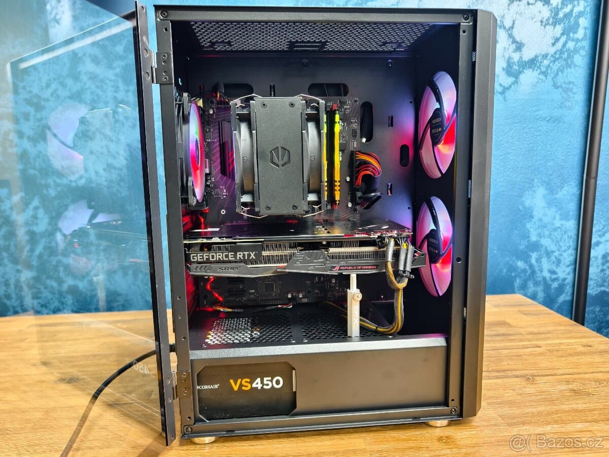 Herní 8 jádro Intel i7 9700F, 16GB, RTX2060 6GB -1rok záruka