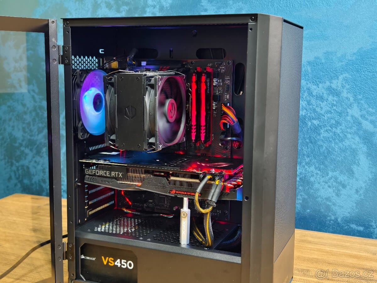 Herní 8 jádro Intel i7 9700F, 16GB, RTX2060 6GB -1rok záruka