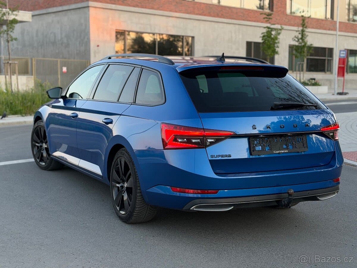 ŠKODA SUPERB III FL 2.0 TDI 110KW DSG SPORTLINE TAŽNÝ 130TKM