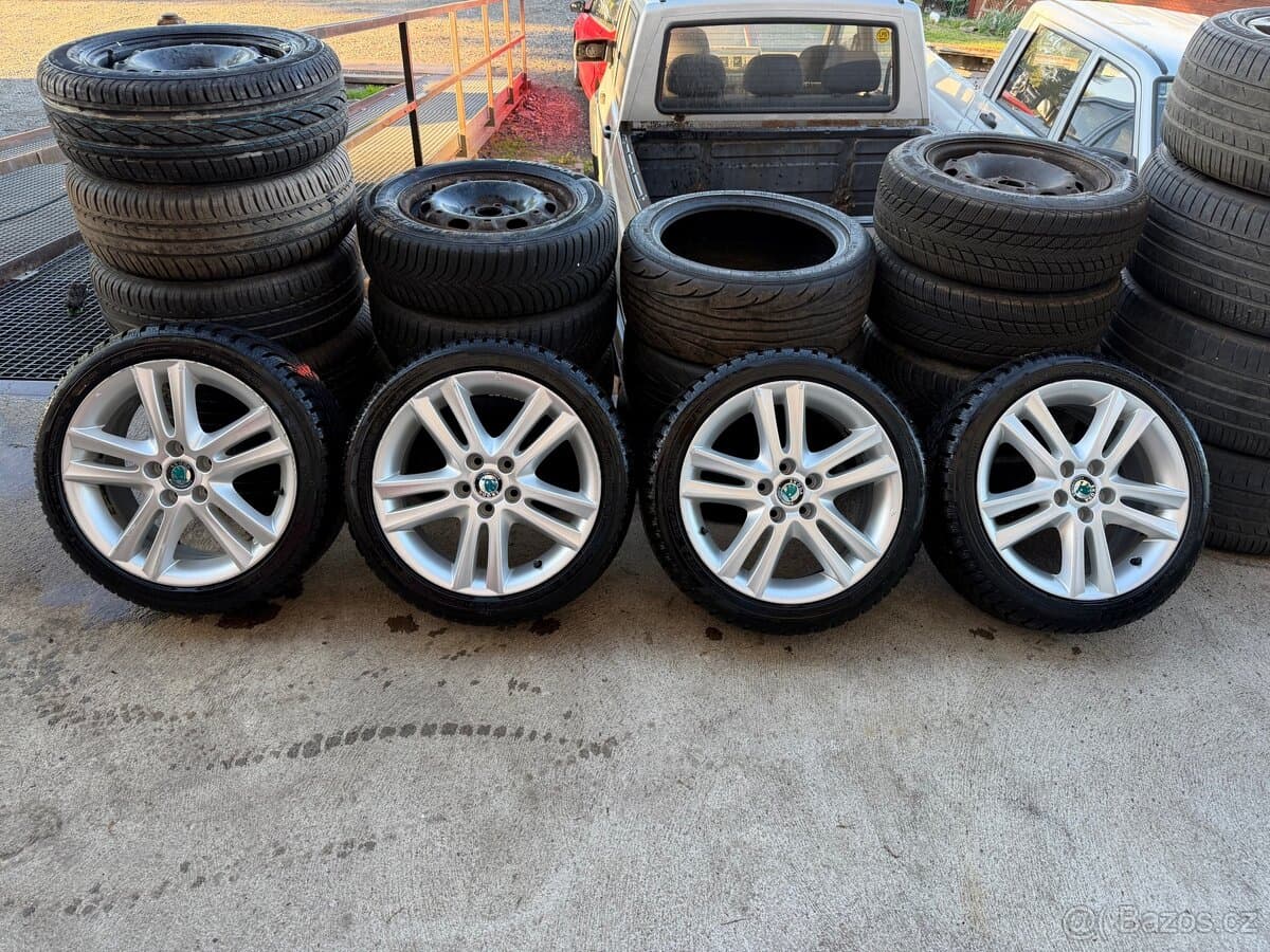 ALU kola Škoda ELBA 6,5x16 5x100 ET43 R16 Fabia Octavia Golf