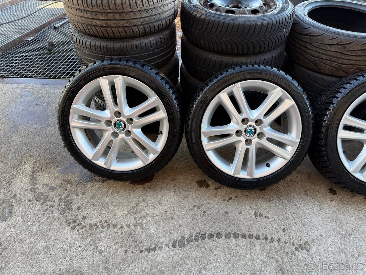 ALU kola Škoda ELBA 6,5x16 5x100 ET43 R16 Fabia Octavia Golf
