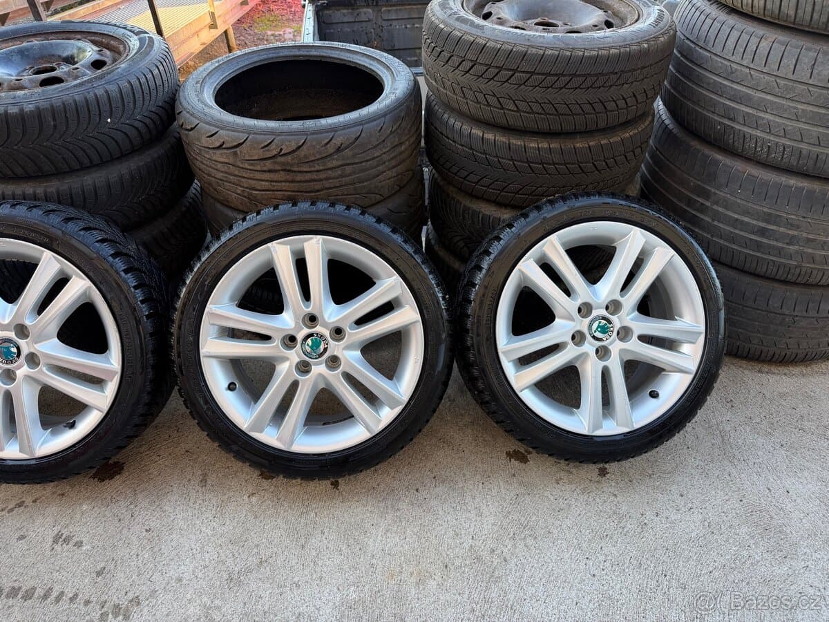 ALU kola Škoda ELBA 6,5x16 5x100 ET43 R16 Fabia Octavia Golf