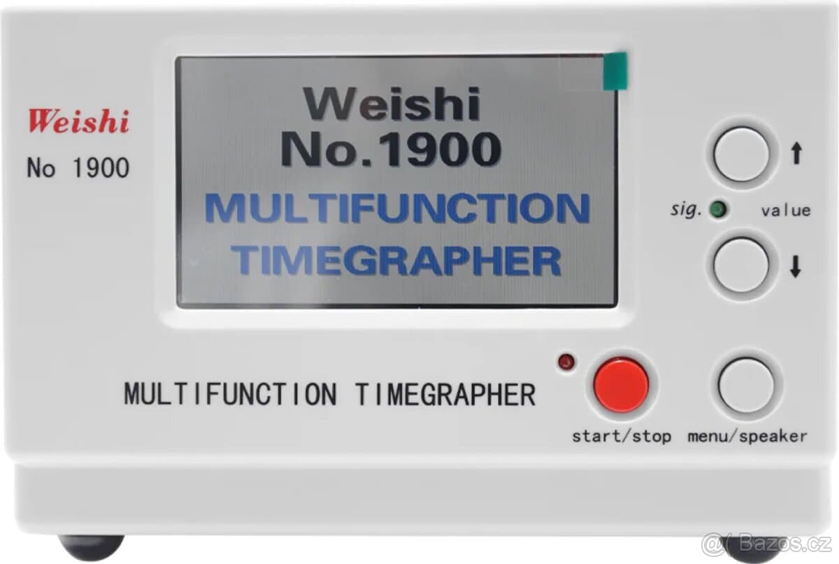 WeiShi Timegrapher No. 1900 tester mechanických hodinek