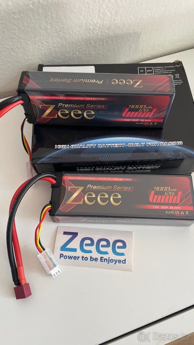 Baterie Zeee Li-Pol Premium Series 9000mAh 120C 7.4V -2 ks