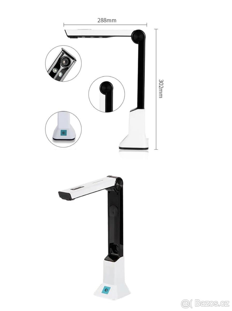 Vysokorychlostní grafický skener s 8MP kamerou