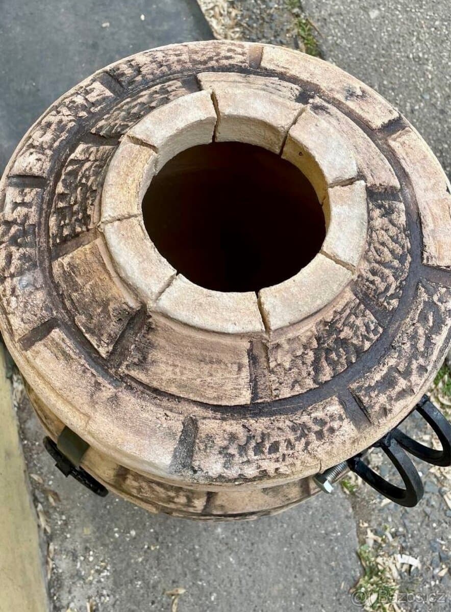 Exkluzivní tandoor „Fénix“ 60l s odklápěcí víkem