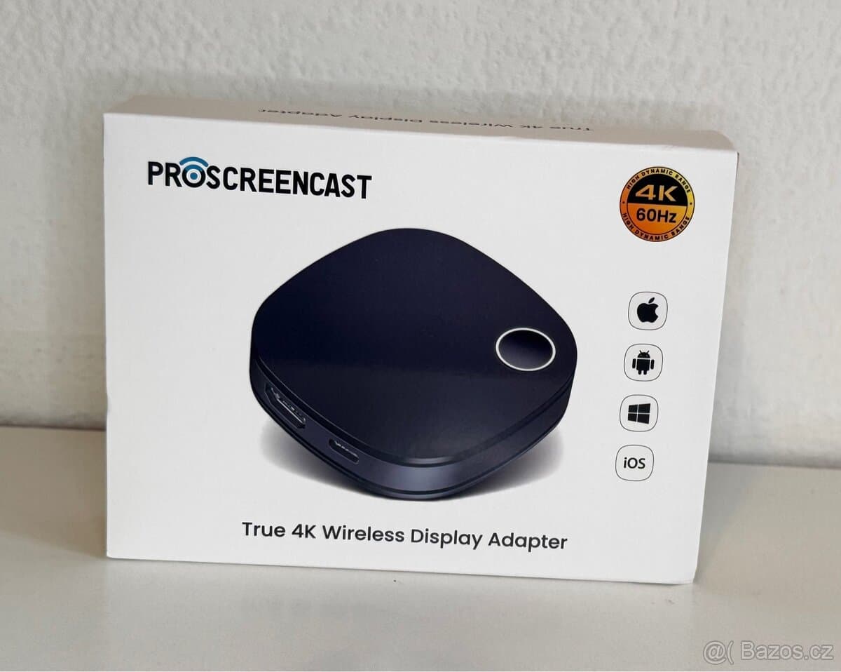 ProScreenCast SC01,bezdrátový HDMI přijímač