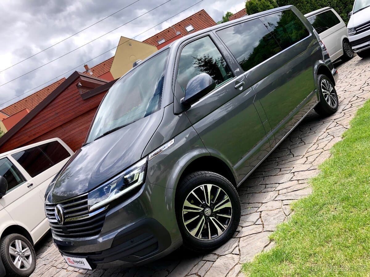 VW Caravelle T6.1 LONG-DPH-barva Indium Grey Multivan