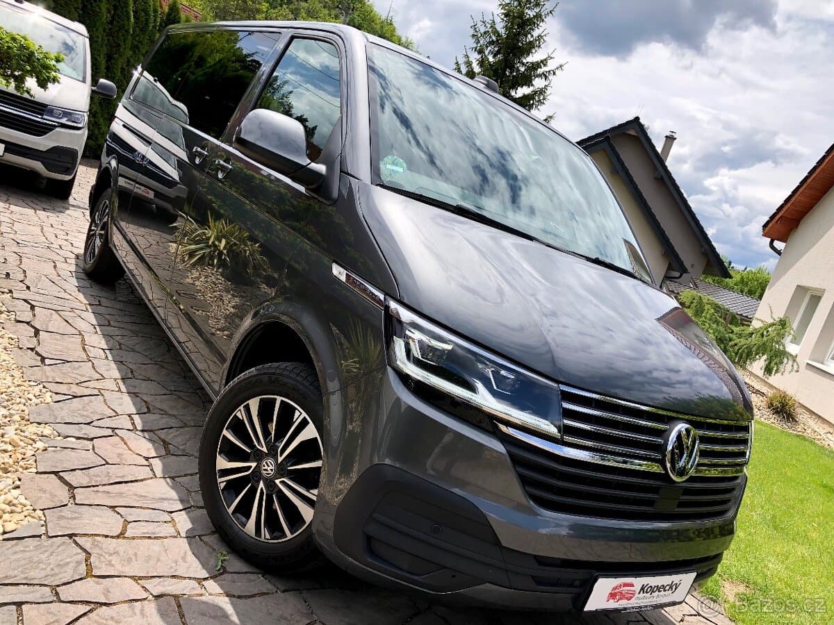 VW Caravelle T6.1 LONG-DPH-barva Indium Grey Multivan