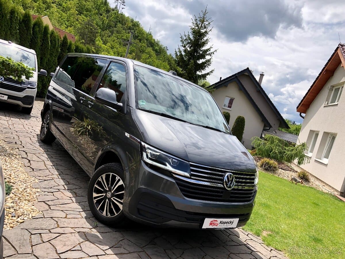VW Caravelle T6.1 LONG-DPH-barva Indium Grey Multivan