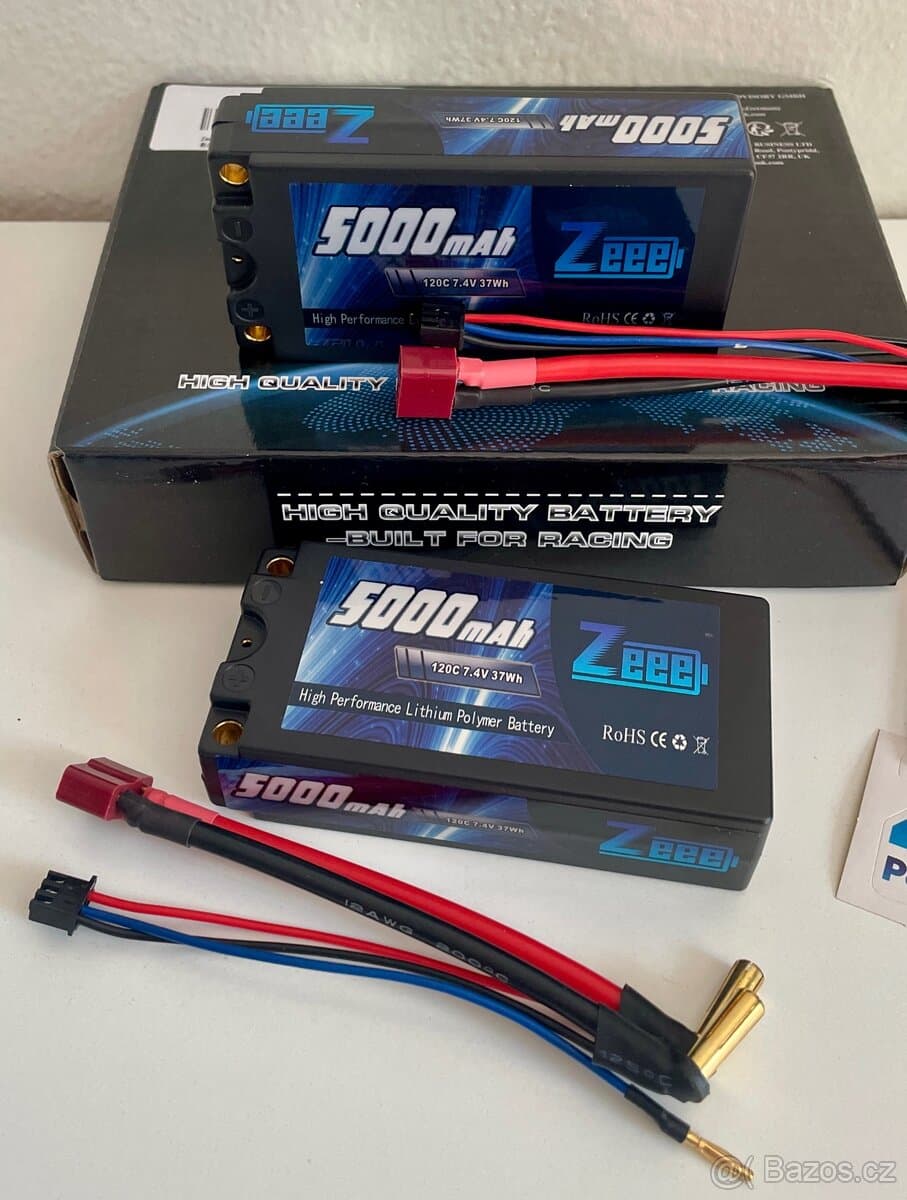 RC BATERIE ZEEE – LiPo & NiMH – RŮZNÉ KAPACITY A KONEKTORY