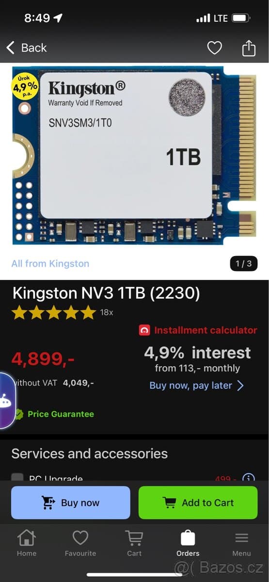 Steam Deck LCD 1TB + 256GB SD
