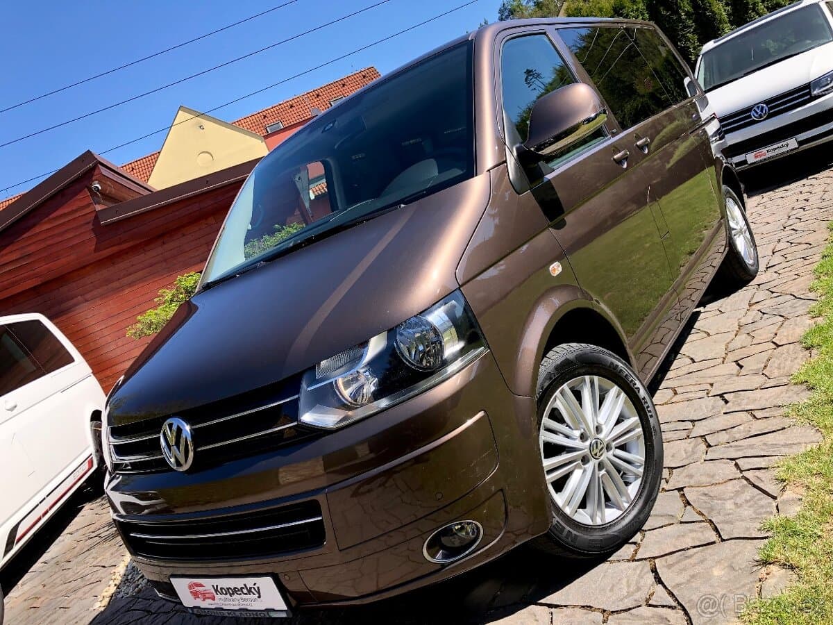 VW Multivan T5 Edice CUP ČR-8/2014-barva Toffe Braun