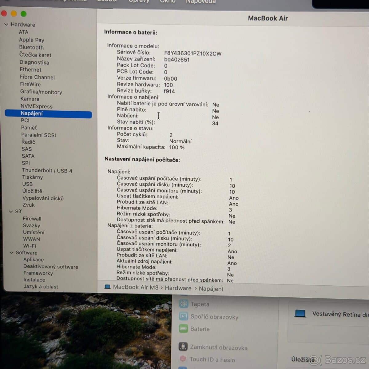 NOVÝ APPLE MACBOOK AIR 13” M3/512GB/8GB,ZARUKA APPLE 2027
