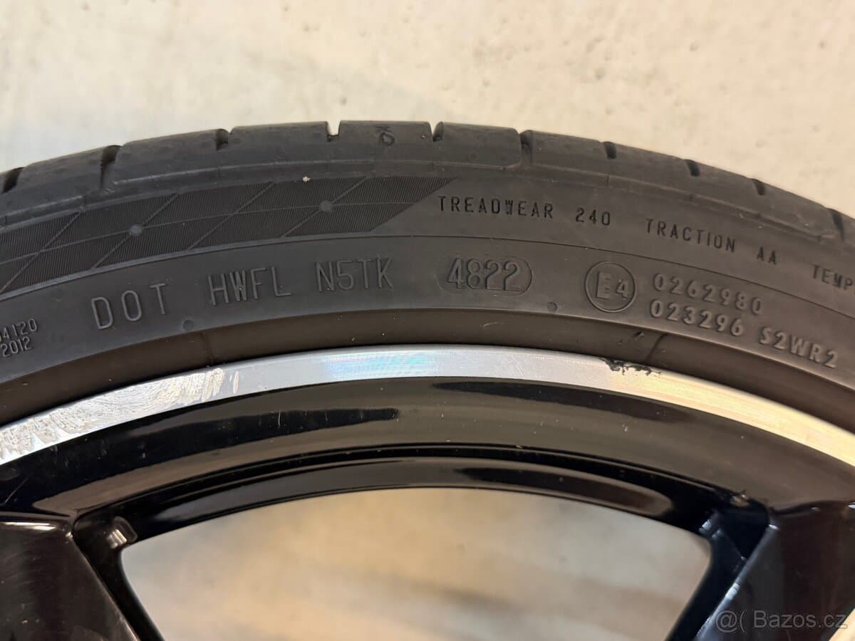 Audi ALU R21 4G0601025CE,ET25,5x112,RS6,CONTINENTAL LETNÍ