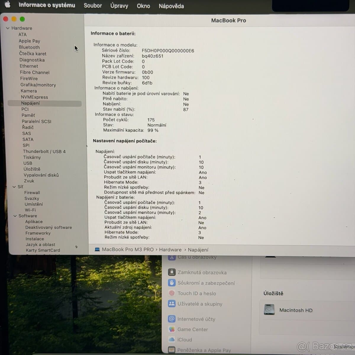 APPLE MACBOOK PRO 14” M3PRO/512GB/18GB/99% BATERIE