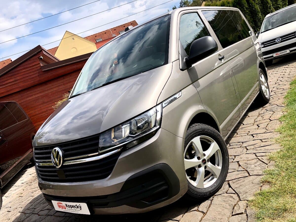 VW Multivan T6.1 DPH 110KW 8/2020 Tažné-7 Míst